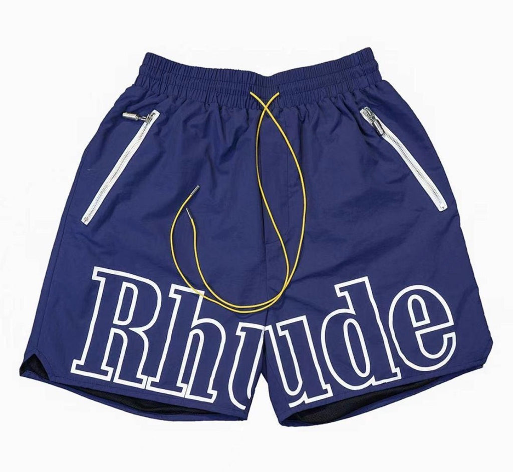 Rhude Navy Blue Shorts