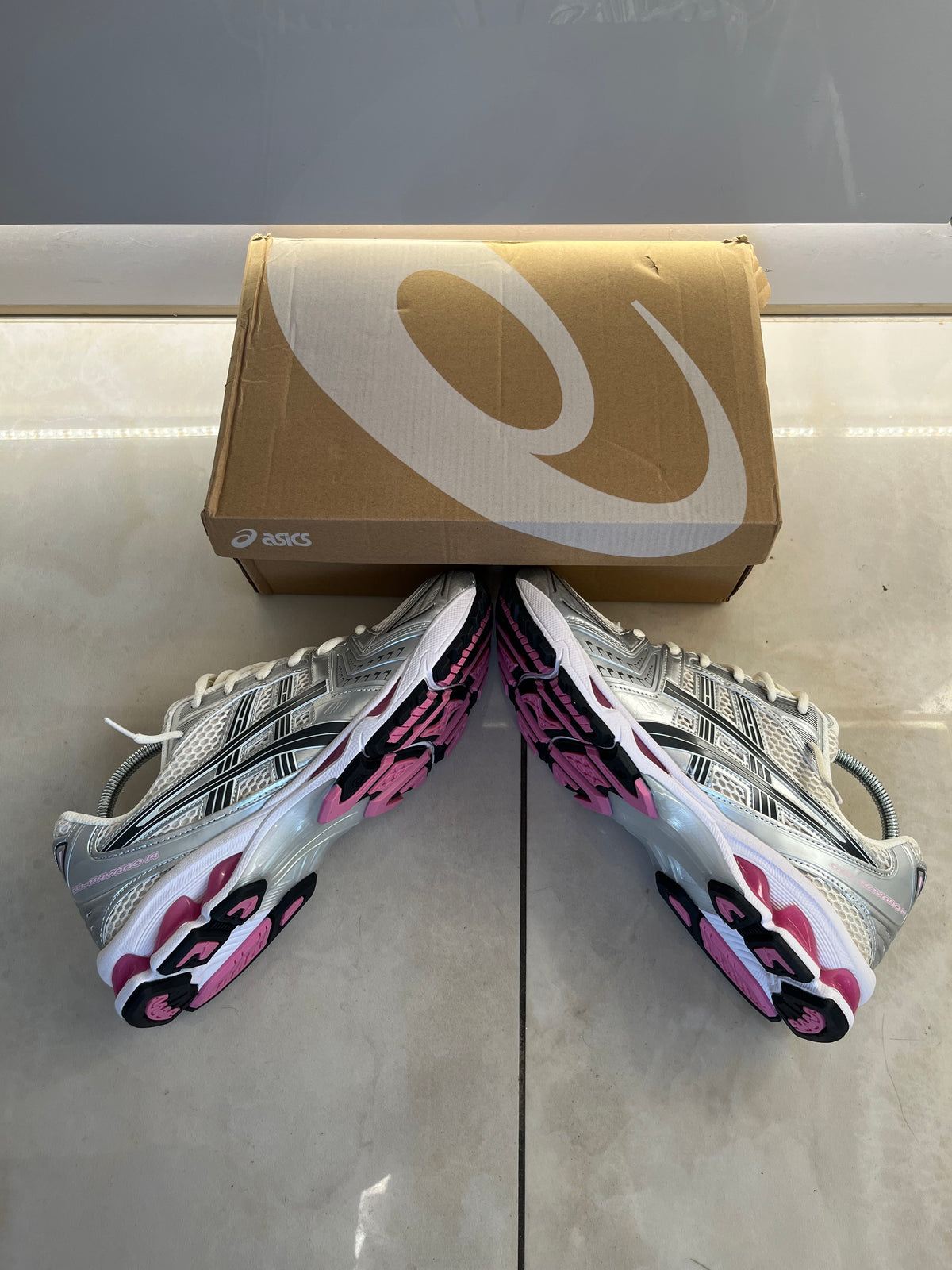 Asicks Gel Kayano 14 pink/grey