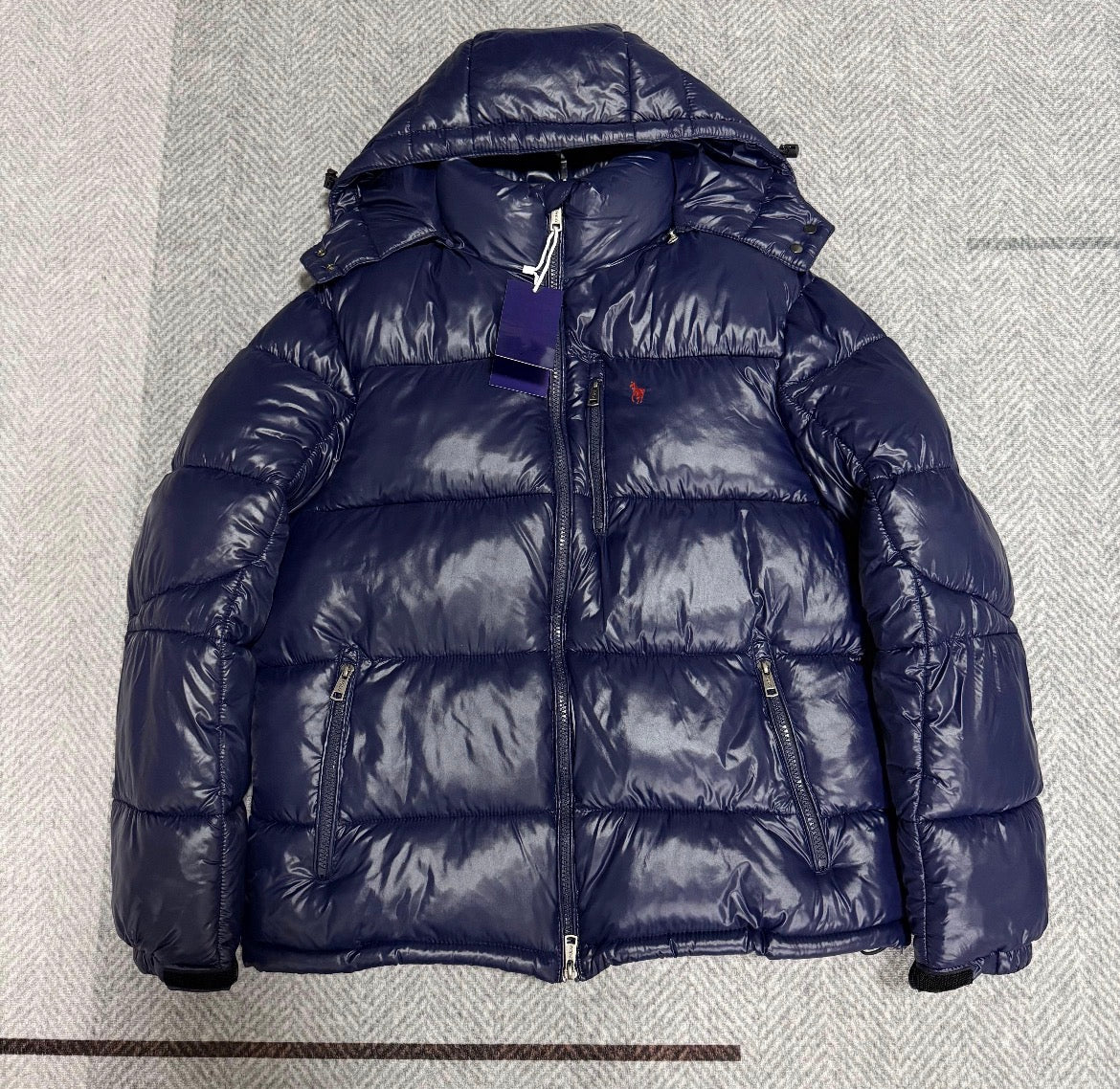 Polo Ralph Lauren navy blue puffer