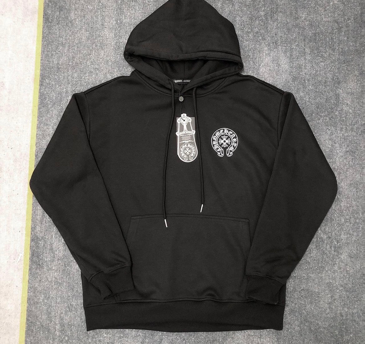 Chrom hearts black/white hoodie