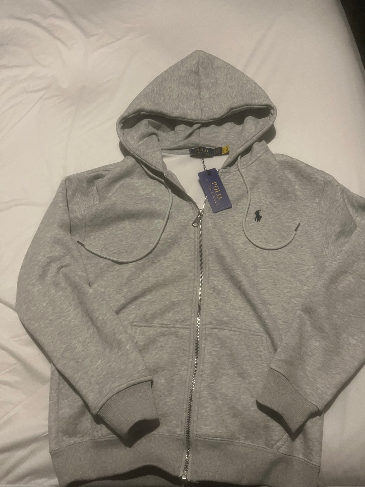 POLO Ralf Lauren grey zip up