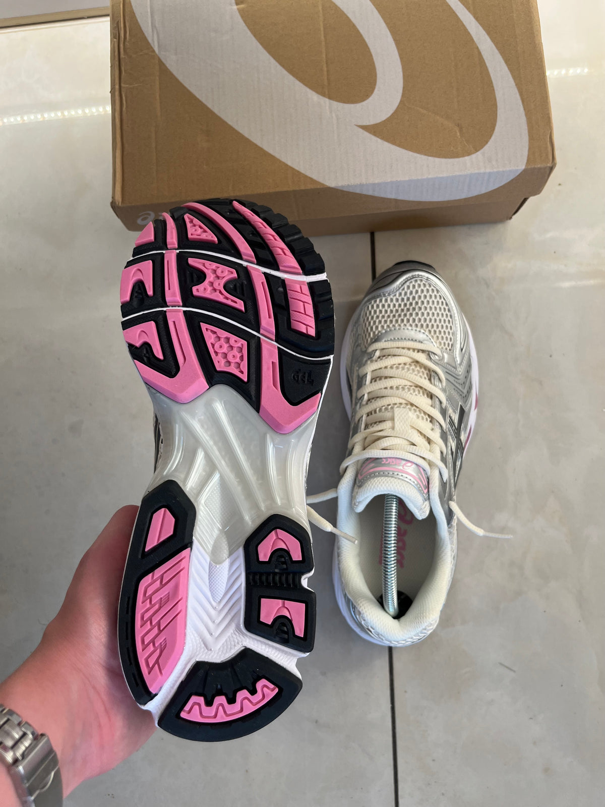 Asicks Gel Kayano 14 pink/grey